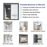 Portable Restroom with Shower