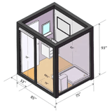 Portable Restroom with Shower