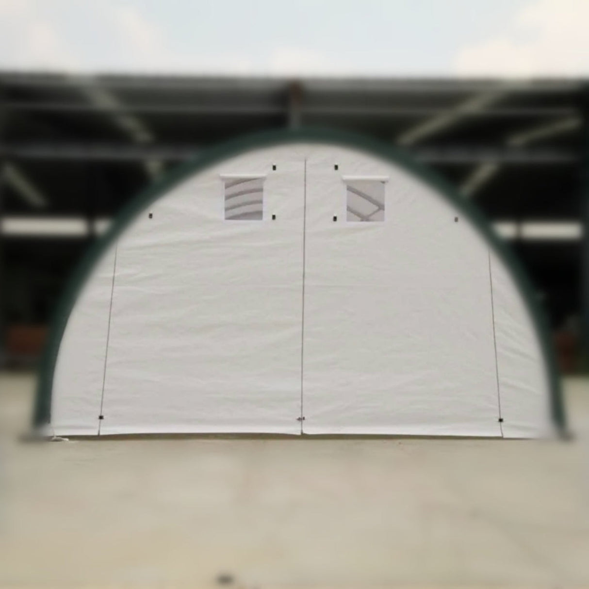 Chery Industrial Front and Rear Panel with Roll-Up Door for Storage Shelter 20′ W × 30′ L × 12′ H