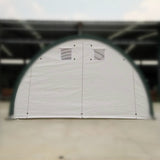 Chery Industrial Front and Rear Panel with Roll-Up Door for Storage Shelter 20′ W × 30′ L × 12′ H