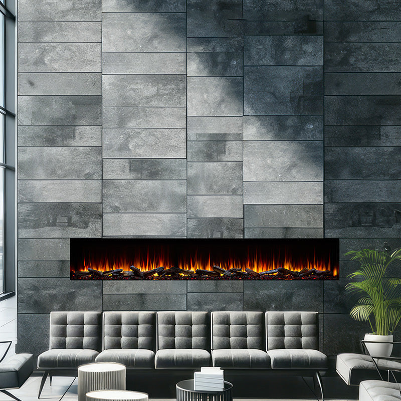 SimpliFire Triton 50-Inch Multi-View Smart Electric Fireplace