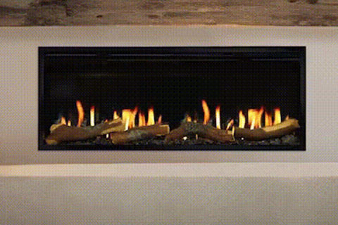 SimpliFire Allusion Edge 50" Linear Built-In Virtual Electric Fireplace