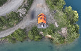 Sonmez Outdoor Mini Air Bungalow Inflatable Tent with Digital Air Pump