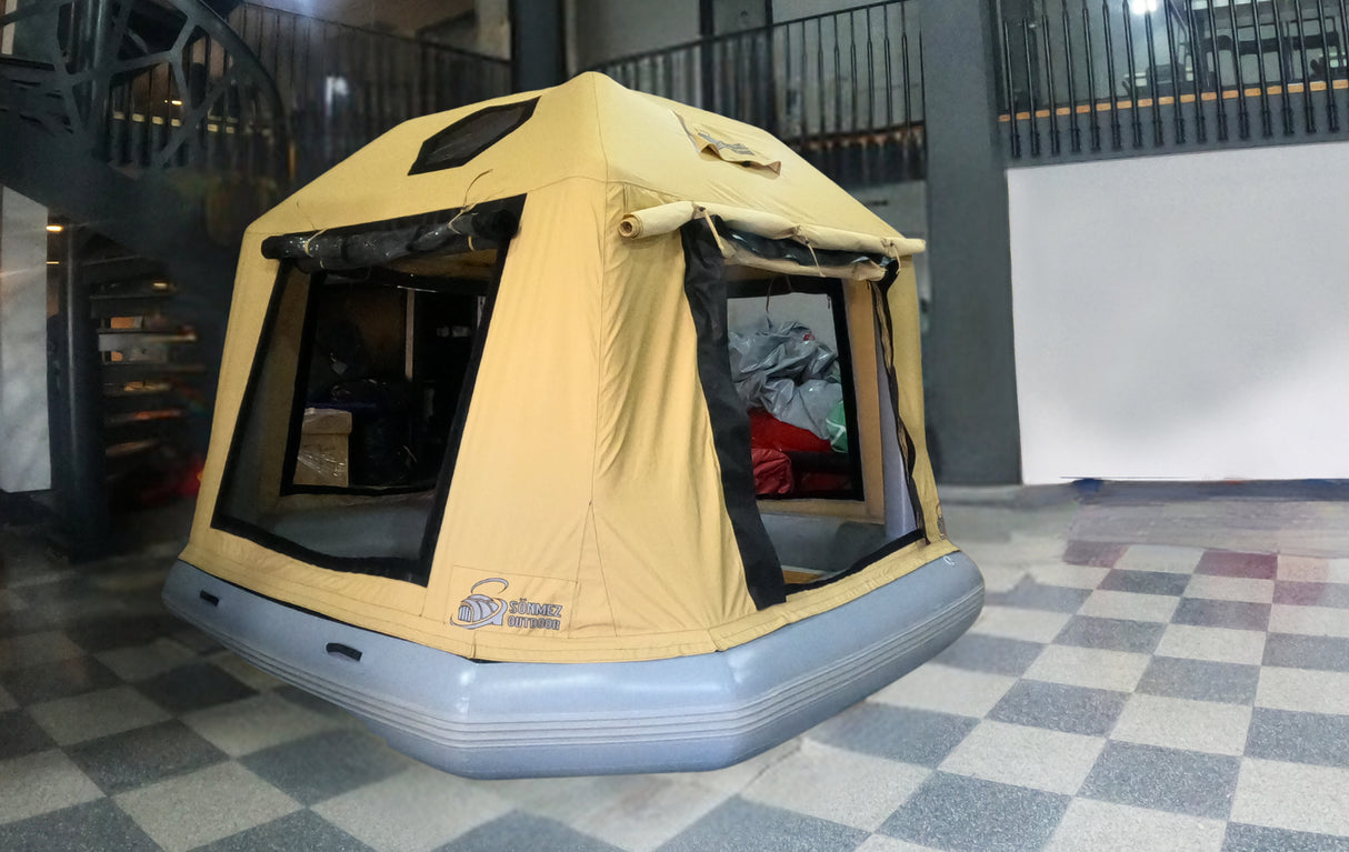 Sonmez Outdoor Inflatable Floating Tent with Digital Air Pump
