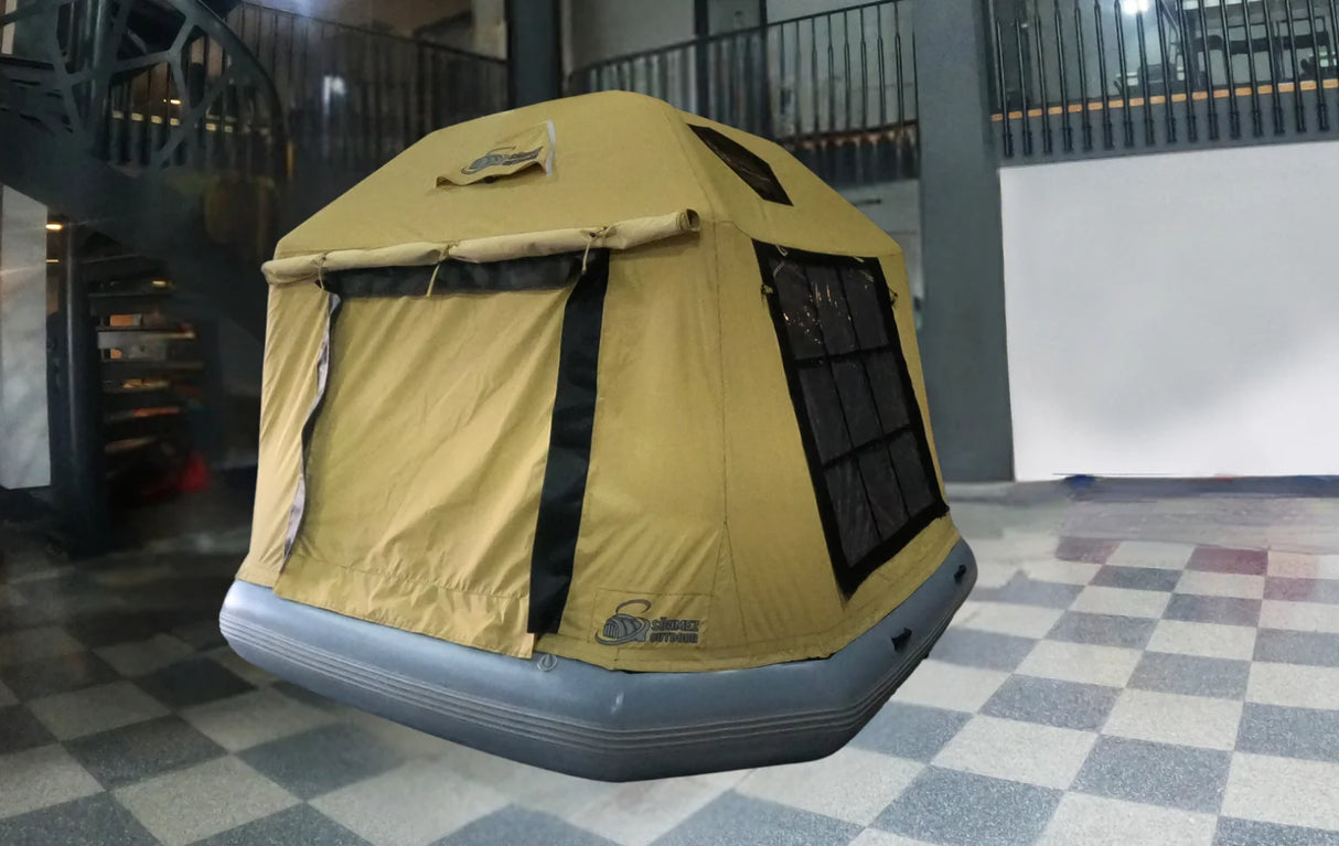 Sonmez Outdoor Inflatable Floating Tent with Digital Air Pump