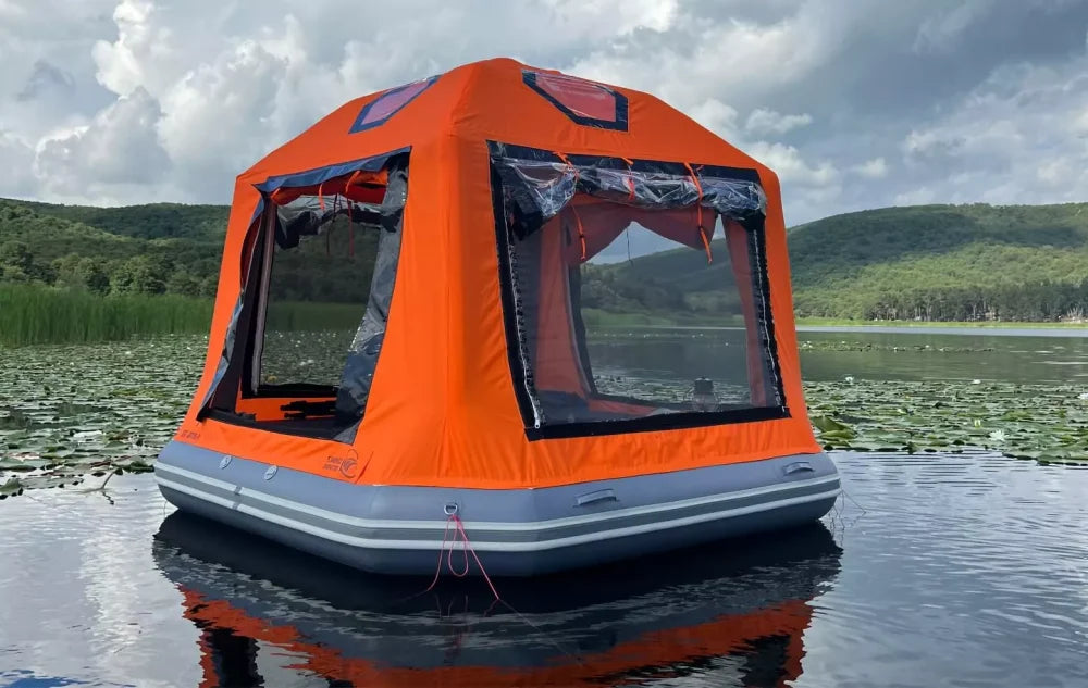 Sonmez Outdoor Inflatable Floating Tent with Digital Air Pump