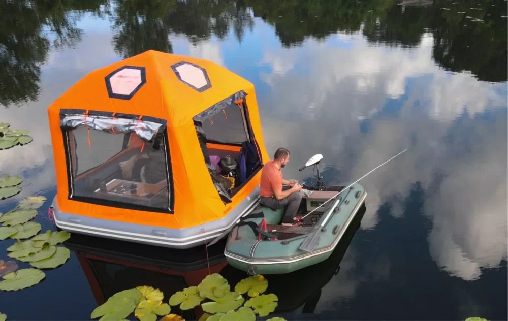 Sonmez Outdoor Inflatable Floating Tent with Digital Air Pump