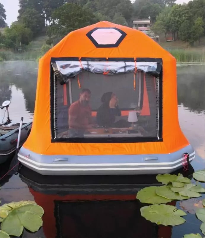 Sonmez Outdoor Inflatable Floating Tent with Digital Air Pump