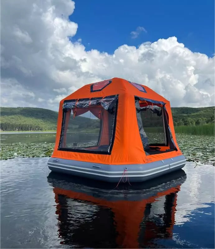 Sonmez Outdoor Inflatable Floating Tent with Digital Air Pump