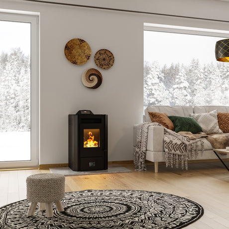Breckwell Hearth Little E 19" Freestanding Wood Pellet Stove SP500