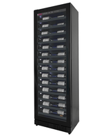 Allavino Reserva Series 67″ 71″ Tall Single Zone Left Hinge Black Shallow Wine Refrigerator Console