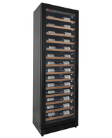 Allavino Reserva Series 67 Bottle 71″ Tall Single Zone Right Hinge Black Shallow Wine Refrigerator with Wood Front Shelves