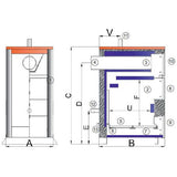 MBTEK PRO 11 Wood Boiler 55K BTU