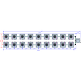 Alien Hydroponics AERO 18 Pot 2 Row Kit