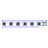 Alien Hydroponics AERO 6 Pot 1 Row Kit