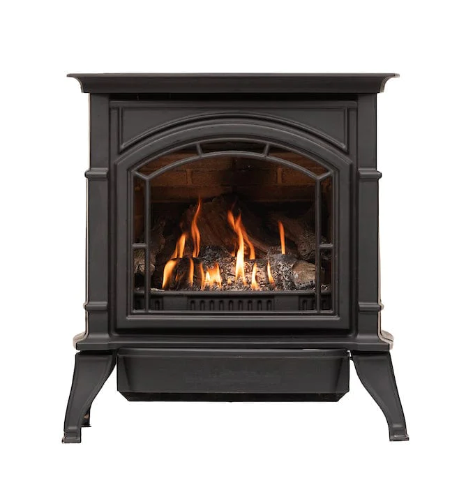 Breckwell Hearth Freestanding Direct Vent Gas Stove on Legs BH23DV