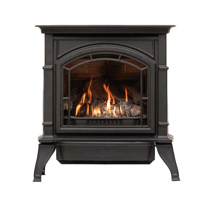 Breckwell Hearth Freestanding Vent-Free Gas Stove on Legs BH32VF