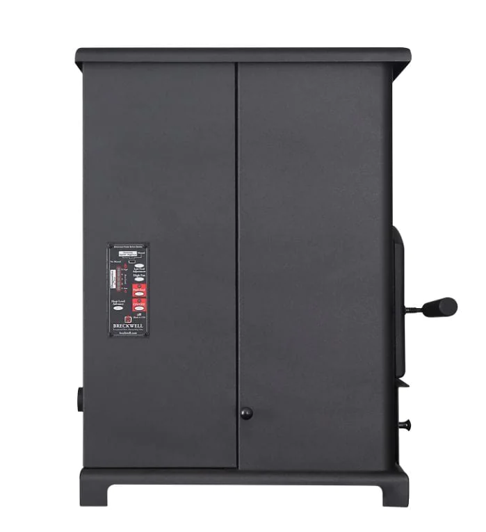 Breckwell Hearth BIG E 23" Pellet Stove with Black Door and Ashpan SP1000E