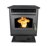 Breckwell Hearth Maverick 24" Freestanding Pellet Stove SP22E + Pedestal