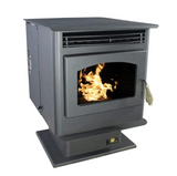 Breckwell Hearth Maverick 24" Freestanding Pellet Stove SP22E + Pedestal
