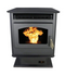 Breckwell Hearth Maverick 24" Freestanding Pellet Stove SP22E + Pedestal