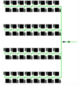 Alien Hydroponics EasyFeed 64 Pot 8 Row Kit