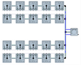 Alien Hydroponics RAIN 20 Pot 4 Row Kit