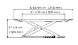 Katool 8,000 lbs Electric Mid Rise Scissor Lift KT‑X90E