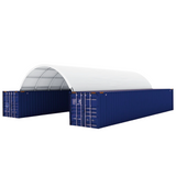Chery Industrial C2040 20’ x 40’ PE Dome Container Shelter