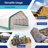 Chery Industrial Single Truss Storage Shelter W20'xL20'xH12'