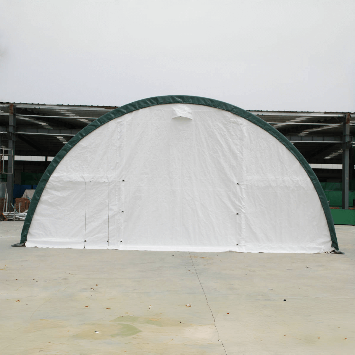 Chery Industrial Single Truss Arch Storage Shelter W30'xL40'xH15'