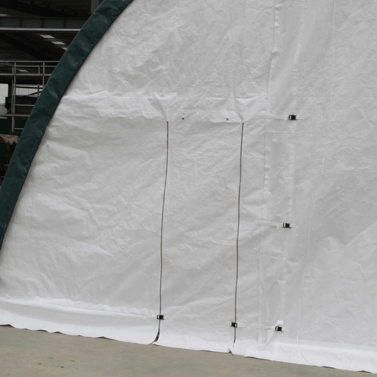 Chery Industrial Gold Mountain 30’ x 85’ x 15’ Single Truss Arch Storage Shelter