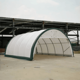 Chery Industrial Gold Mountain 20’ x 42’ x 12’ Single Truss Arch Storage Shelter – 840 sq ft Galvanized Steel Frame, 11 oz PE Canopy