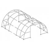 Chery Industrial Single Truss Arch Storage Shelter W30'xL65'xH15'