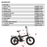 Eunorau E-Fat Mini Foldable Electric Bicycle