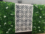 Designer Plants USA Luxury Snowy White Artificial Vertical Garden 40 x 40 Commercial Grade