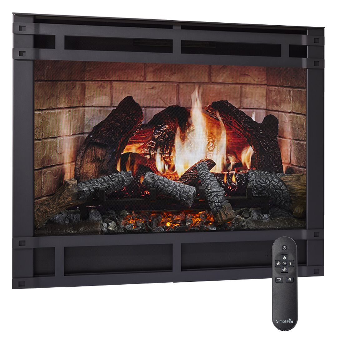 SimpliFire 36-Inch Inception Traditional Electric Fireplace