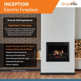 SimpliFire 36-Inch Inception Traditional Electric Fireplace