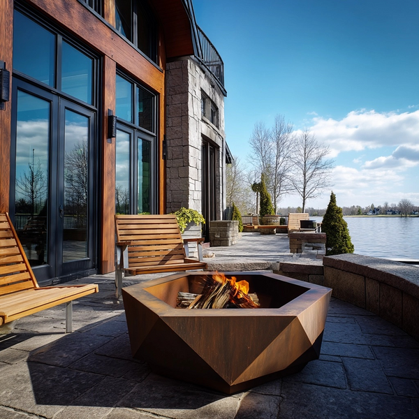Carbon Designs The Solara Firepit