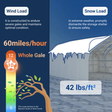 Chery Industrial Gold Mountain Double Truss Arch Storage Shelter 30′ W × 40′ L × 20′ H