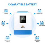 SunGoldPower 10000W 48V Solar Charger Inverter (2 Units Parallel)