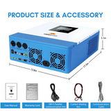 SunGoldPower 10000W 48V Solar Charger Inverter (2 Units Parallel)