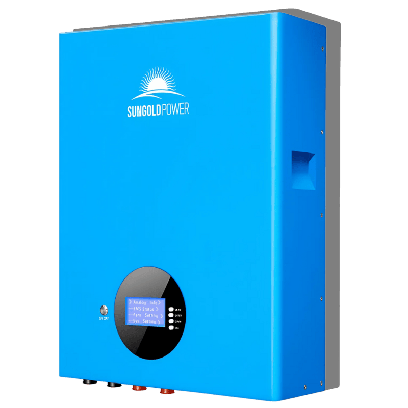 SunGoldPower 5.12 kWh Powerwall LiFePO₄ Lithium Battery SG48100M