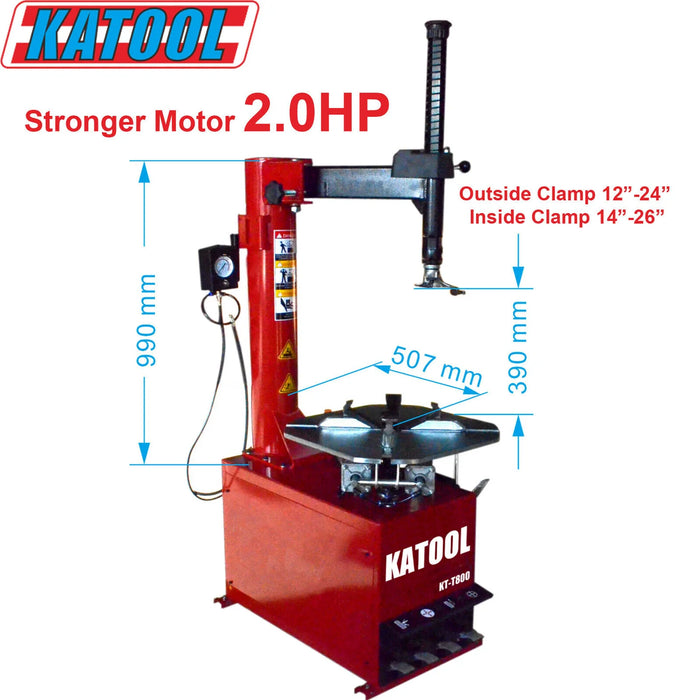 Katool Combo 1: Tire Changer KT-T800 & Wheel Balancer KT-B700
