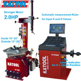Katool Combo 2: Tire Changer KT-T800 & Wheel Balancer KT-B760