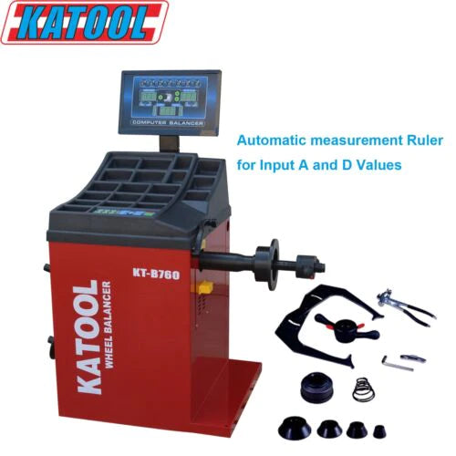 Katool Combo 8: Tire Changer KT810 & Wheel Balancer KT-B760