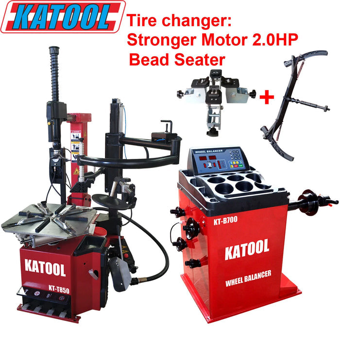 Katool Combo 5: Tire Changer KT-T850 & Wheel Balancer KT-B700