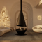 HearthArtSinn Shine 7 Luxury Hemispherical Hanging Fireplace
