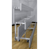 Gared Spectator Tip-N-Roll Bleacher 21′ 3-Row Double Foot Plank Portable Seating TRB0321DF