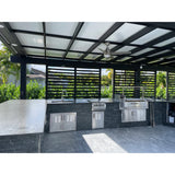 Tagwood BBQ 48" All Stainless Steel Santa Maria Argentine Built-In Wood Fire & Charcoal Grill BBQ05SS